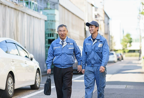 社員寮の利用が可能